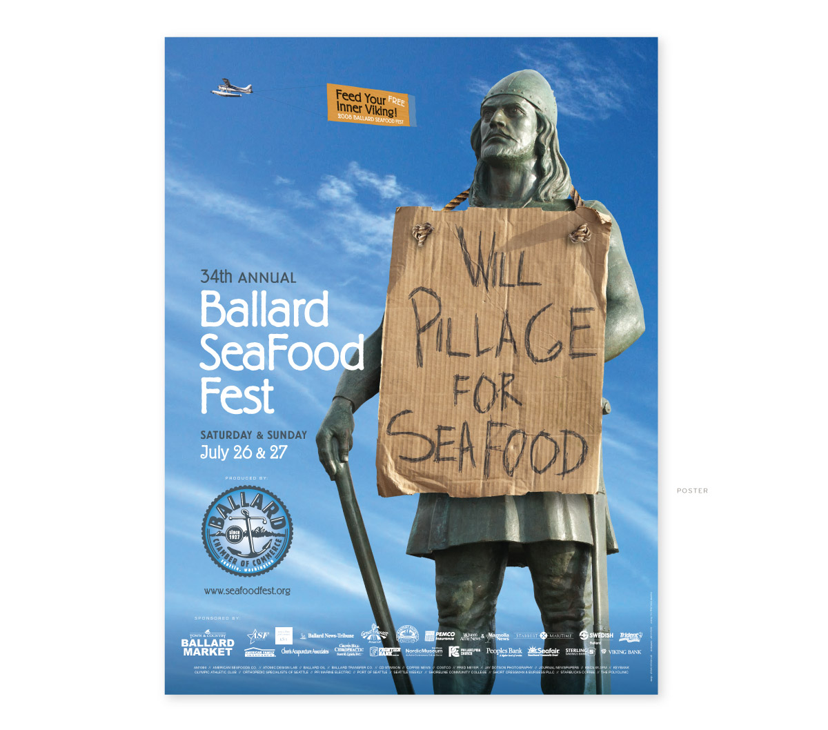 Ballard Seafood Fest 08 Poster