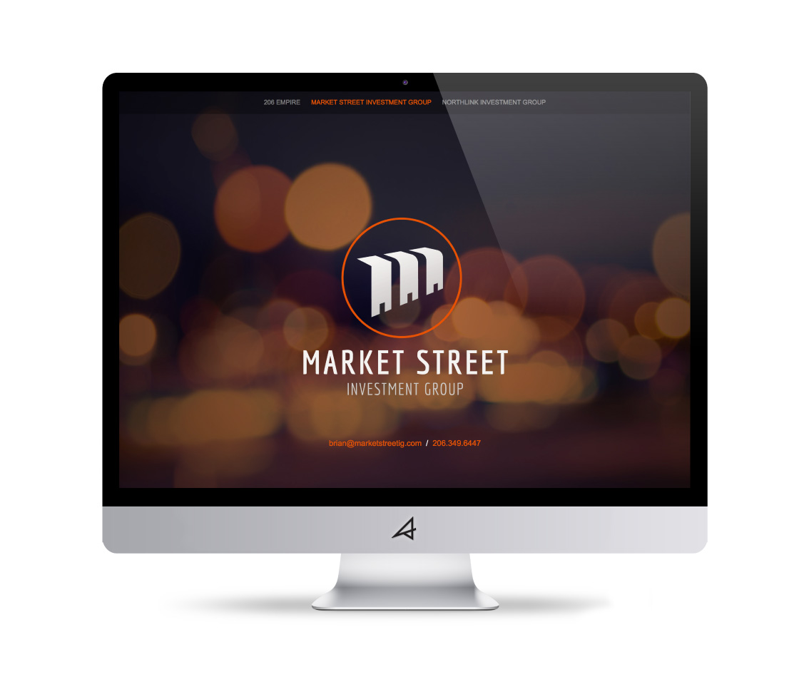 Market Street Investment Group Website – Desktop